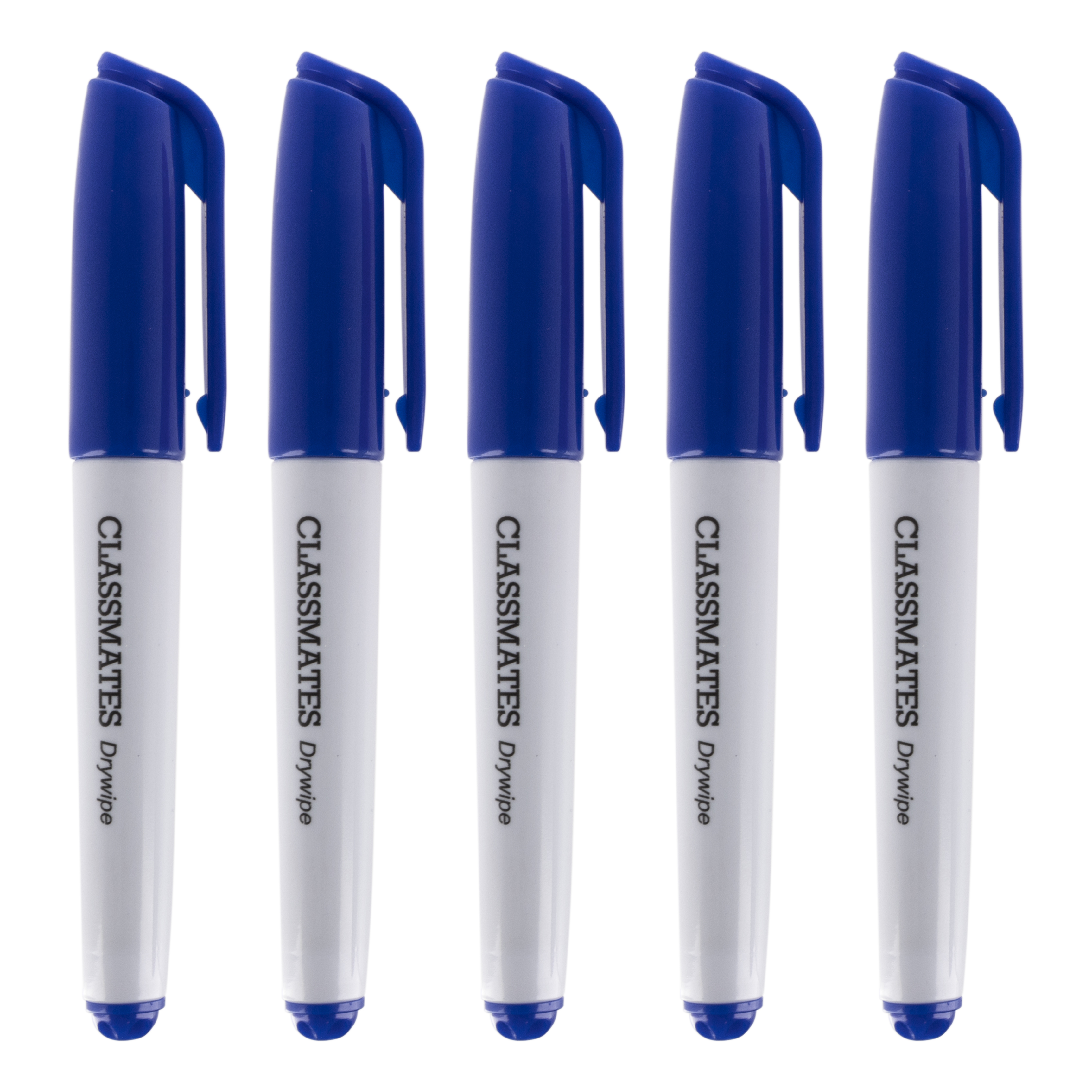 Classmates Mini Drywipe Markers P36 Blue